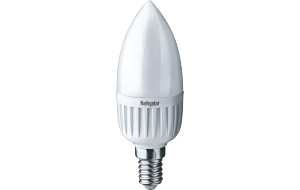 Лампа светодиодная 94 482 NLL-P-C37-5-230-4K-E14-FR 5Вт свеча 4000К белый E14 370лм 220-240В Navigator 18862