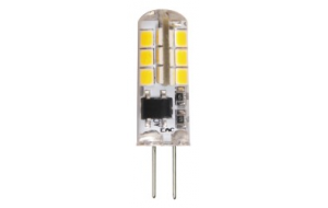Лампа светодиодная PLED-G4 3Вт капсульная 2700К тепл. бел. G4 200лм 220-230В JazzWay 4690601032041