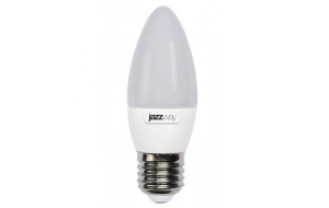 Лампа светодиодная PLED-SP C37 9Вт свеча 5000К холод. бел. E27 820лм 230В JazzWay 4895205001954