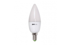 Лампа светодиодная диммируемая PLED-DIM C37 7Вт свеча 3000К тепл. бел. E14 540лм 220-240В JazzWay 4897062859259