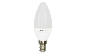 Лампа светодиодная PLED-SP C37 9Вт свеча 3000К тепл. бел. E14 820лм 230В JazzWay 4897062859457