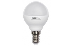 Лампа светодиодная PLED-SP G45 9Вт шар 5000К холод. бел. E14 820лм 230В JazzWay 4897062859600